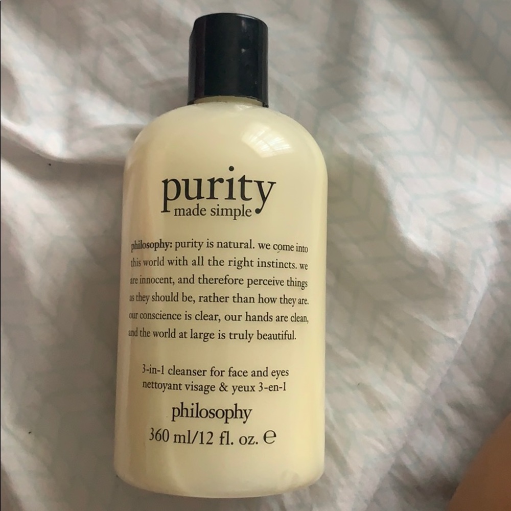 Philosophy purity made simple cleanser 12 oz